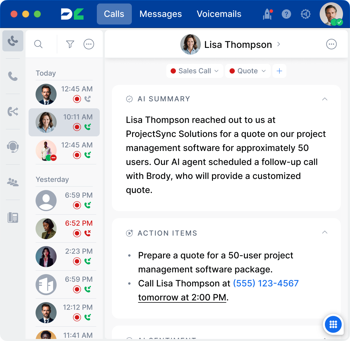Gain insight into customer interactions