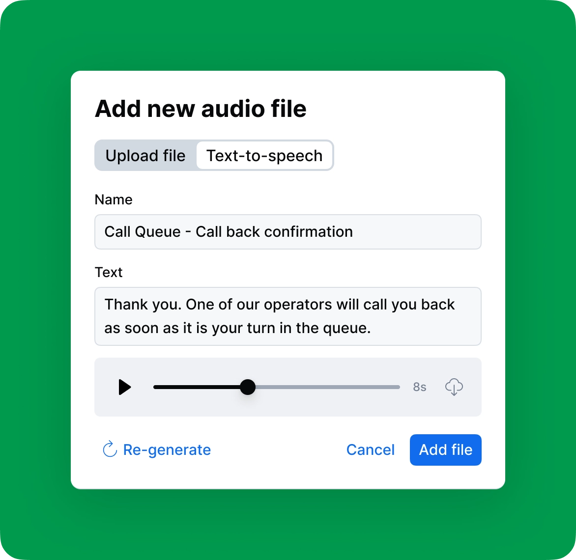 Eliminate the hassle and expense of voiceover creation