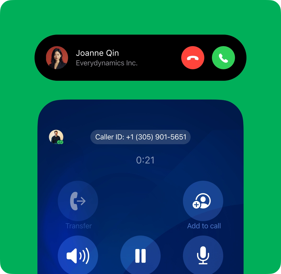 Increase response rate to incoming calls
