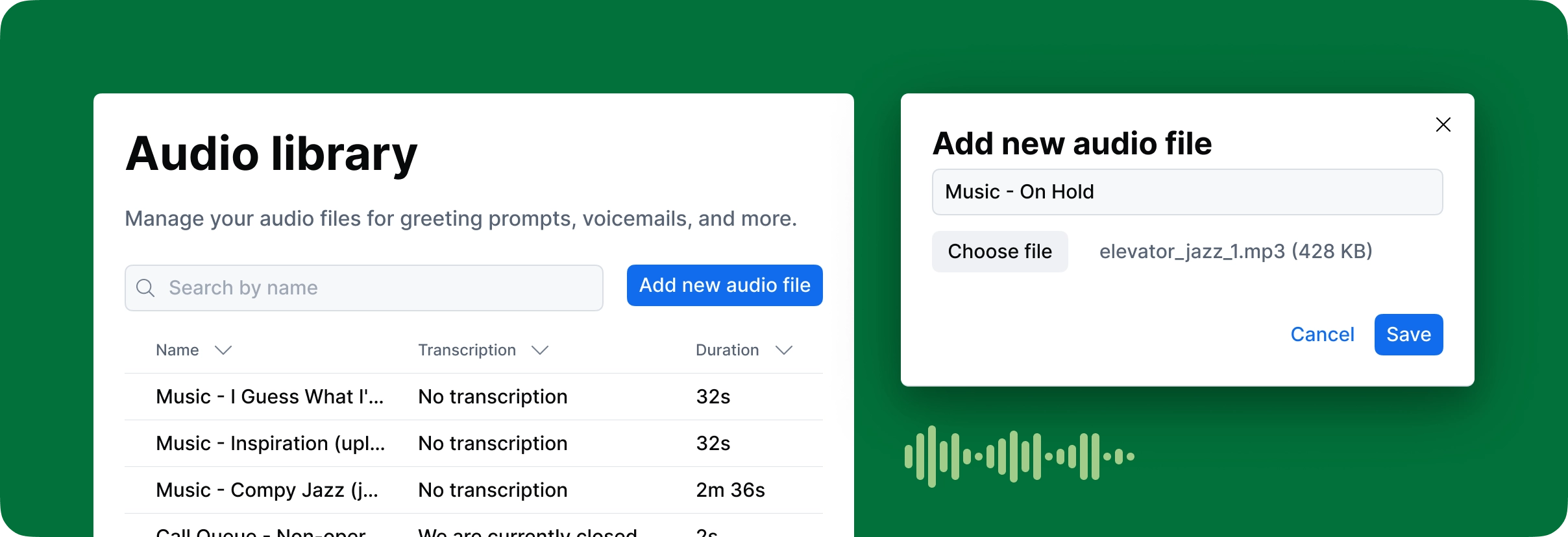 Empower operators to provide efficient response