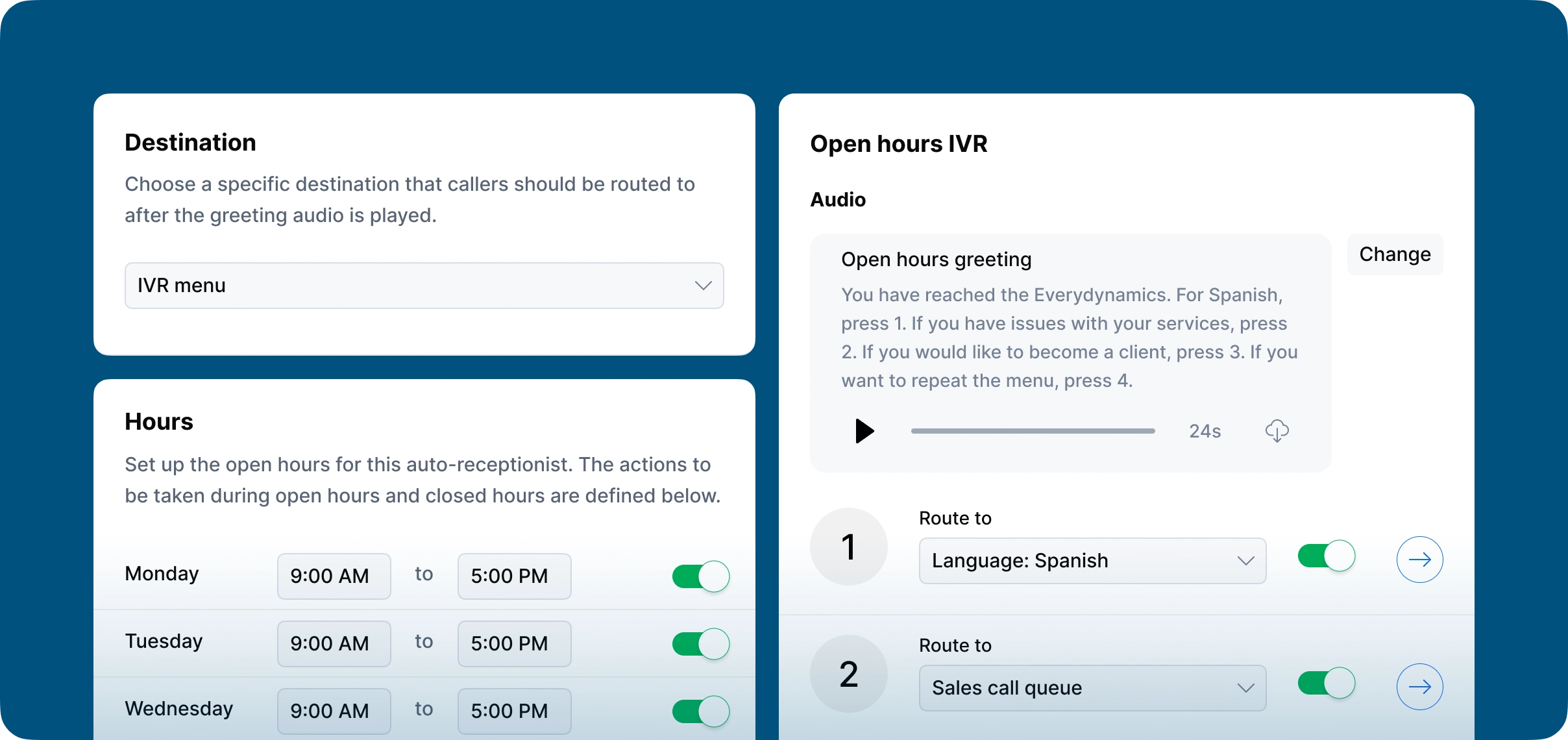 Interactive voice response solutions for your business needs