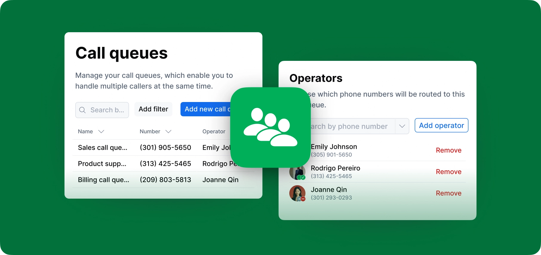 Handle multiple calls professionally and never miss a single call