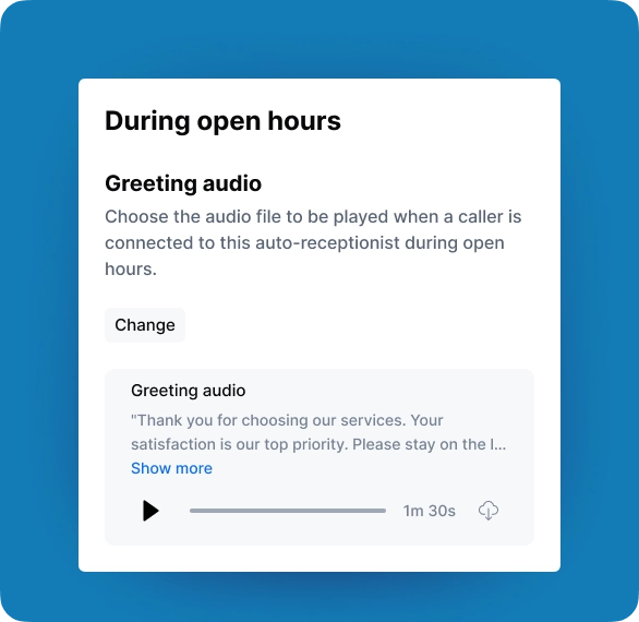 Keep customers happy, even after hours
