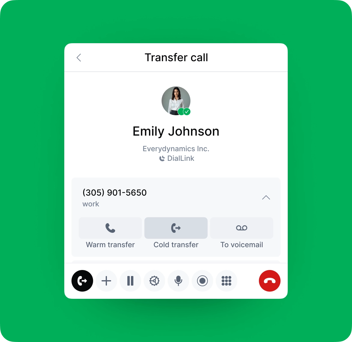 Shorten wait times using cold transfer