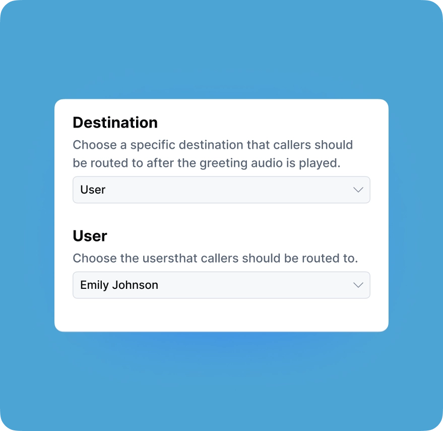 Maximize productivity with individual settings