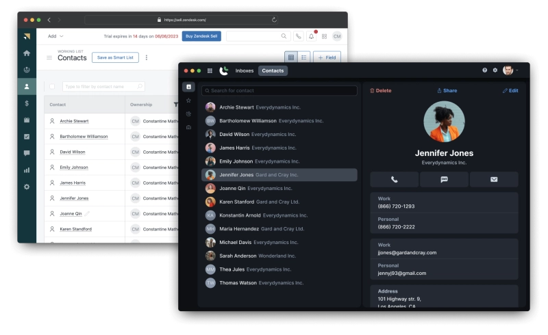 how it looks zendesk