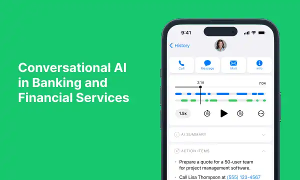 Conversational AI in Banking and Financial Services